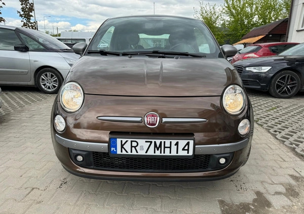 Fiat 500 cena 19900 przebieg: 160000, rok produkcji 2010 z Kraków małe 37